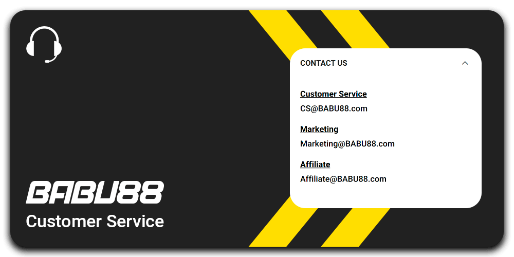 Babu888 Customer Service